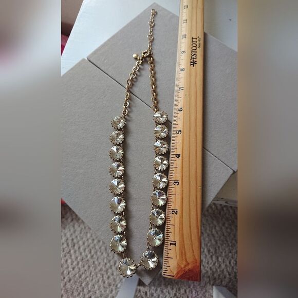 J. Crew round crystals necklace - Picture 4 of 11
